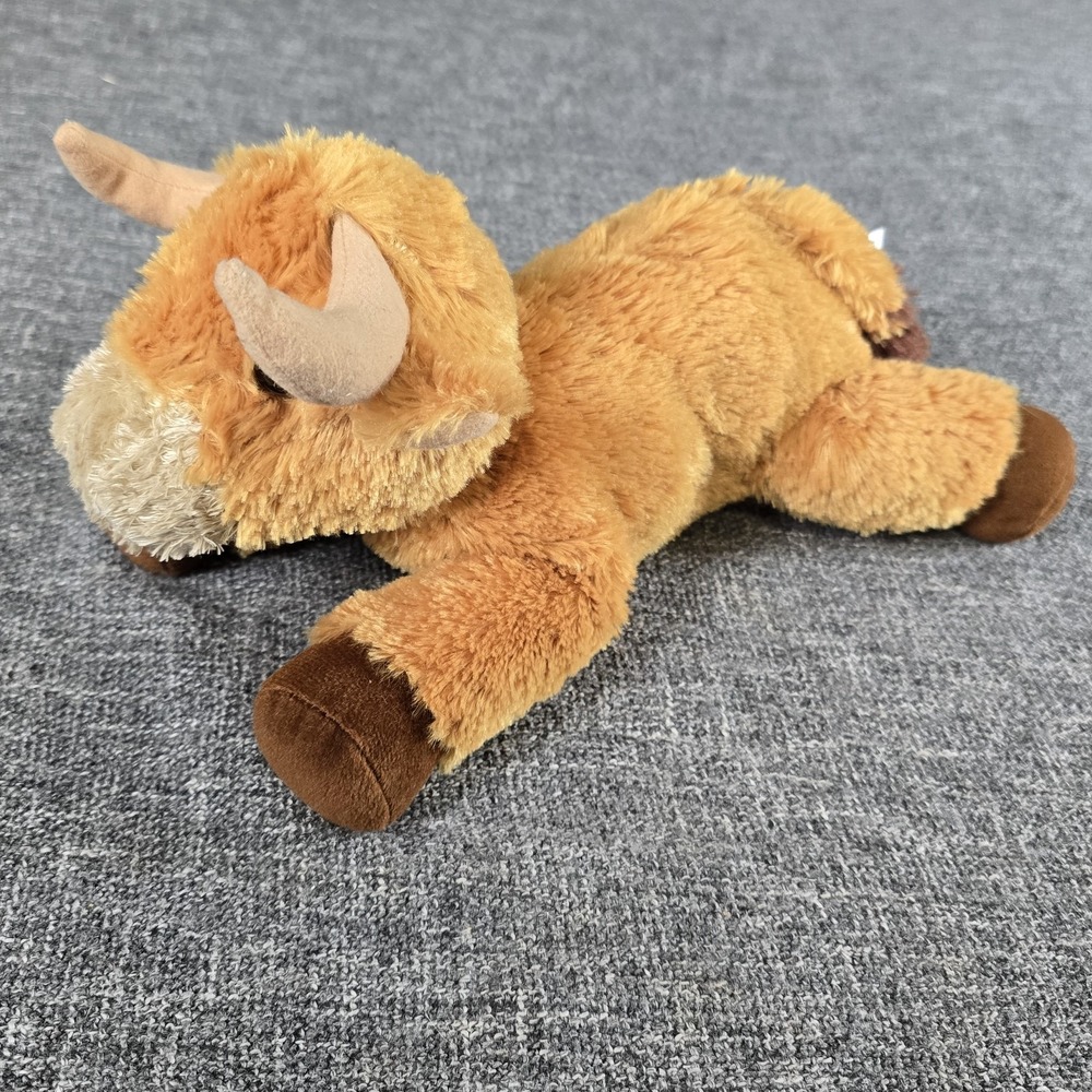 Aurora World Highland Cow Plush Stuffed Animal Ginger Brown 12 Inch 31336